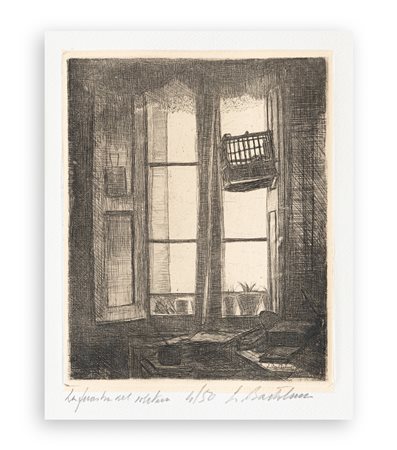 LUIGI BARTOLINI (1892-1963) - La finestra del solitario
