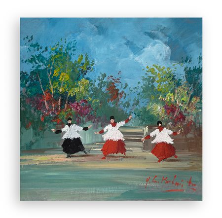 NORBERTO MARTINI (1940-2007) - In giardino