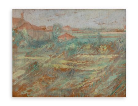 PIO SEMEGHINI (1878-1964) - Senza Titolo (Orti di Burano), 1942