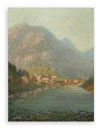 CARLO COSTANTINO TAGLIABUE (1880-1968) - Rimasco. Val Sesia, 1947
