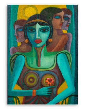 RENATO FIORILLO (1923-2000) - Figura di donna