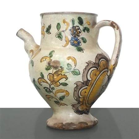 Antonio  Lo Nobile - Versatoio in maiolica di Caltagirone, Fine 18° secolo