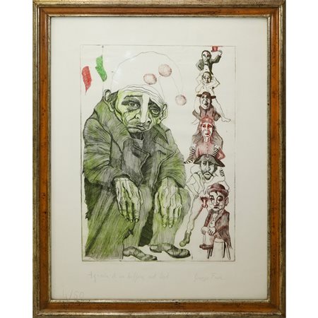 Giuseppe Fava (Palazzolo Acreide  1925 - Catania 1984)  - Agonia di un buffone del sud