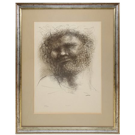 Mimmo Tudisco (Catania 1919 - Catania 2013)  - Ritratto d'uomo, 1983