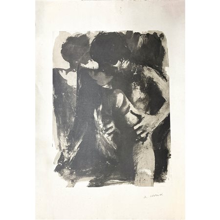 Andrea Carisi - Coppia che si bacia, 20° secolo