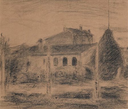 Ardengo Soffici (Rignano sull'Arno 1879 - Forte dei Marmi 1964) Paesaggio...