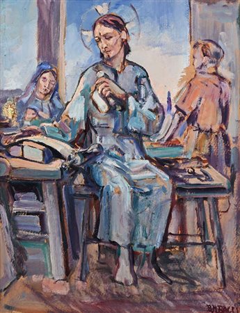 Baccio Maria Bacci (Firenze 1888 - Firenze 1974) Bozzetto per il Cristo...