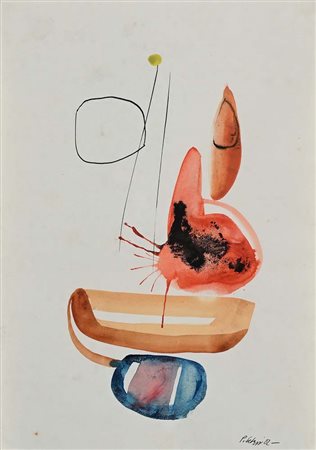 Paolo Scheggi (Firenze 1940 - Roma 1971) Lo specchio delle fate Acquarelli e...
