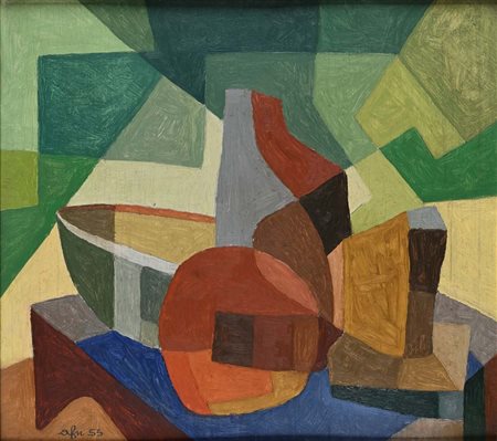 Andrea Fausto Nardi (Bologna 1928 - Bologna 2021) Natura Morta Olio su tavola...
