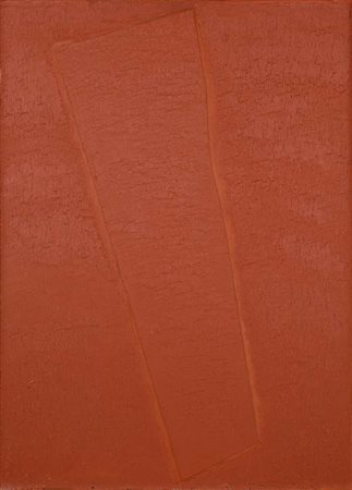 Paolo Cotani (Roma 1940 - Roma 2011) Senza titolo Olio su tavola cm 76x56 - i...
