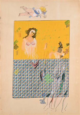 Cesare Tacchi (Roma 1940 - Roma 2014) La primavera del Botticelli vista da me...