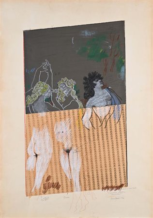 Cesare Tacchi (Roma 1940 - Roma 2014) Botticelli e i miei limiti, La...