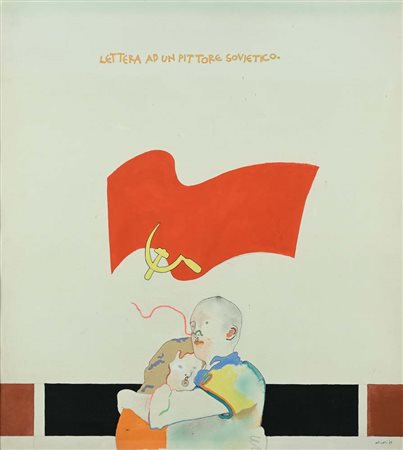 Luca Alinari (Firenze 1943 - Firenze 2019) Lettera ad un pittore Sovietico...