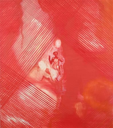 Giuseppe Gallo (Rogliano 1954) Senza titolo Olio su tela cm 80x70 1994 Al...