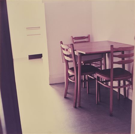 Elisa Sighicelli (Torino, 1968) Table, 1997 Light box, ed. 3/3, cm 80x80x10...
