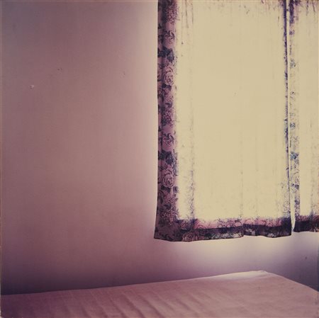Elisa Sighicelli (Torino, 1968) Curtain, 1997 Light box, cm 80x80x10...