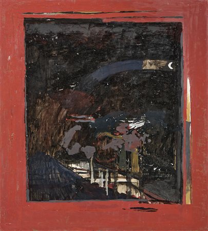 Alberto Gianquinto (Venezia, 1929 - Cortellazzo (Ve), 2003) Senza titolo Olio...
