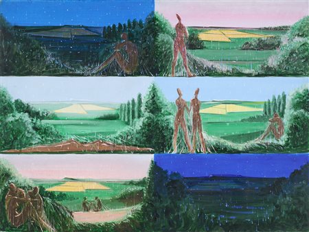 Cesare Peverelli (Milano, 1922 - Parigi, 2000) Le ore e le stagioni - estate,...
