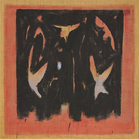 Salvatore Emblema (Terzigno (Na), 1929 - 2006) Senza titolo, 1986 Terre...
