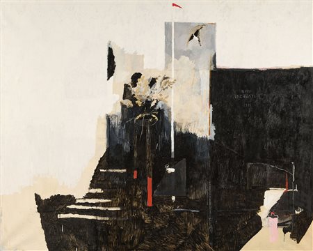 Alberto Gianquinto (Venezia, 1929 - Cortellazzo (Ve), 2003) Le rondini, 1981...