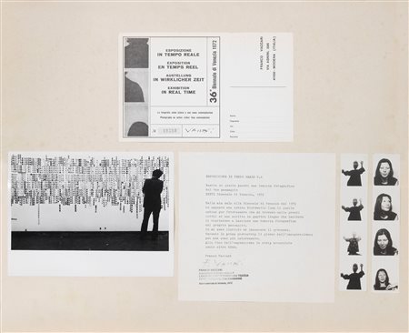 Franco Vaccari (Modena, 1936 - 2025) Esposizione in tempo reale n. 4, 1972...