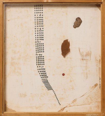 Ugo Carrega (Genova, 1935 - Milano, 2014) Rubine und Saphire, nicht wahr?,...