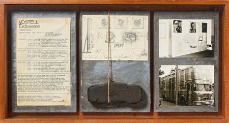 Wolf Vostell (Leverkusen, 1932 - 1998) Erdbeeren, 1974 Tecnica mista, piombo,...