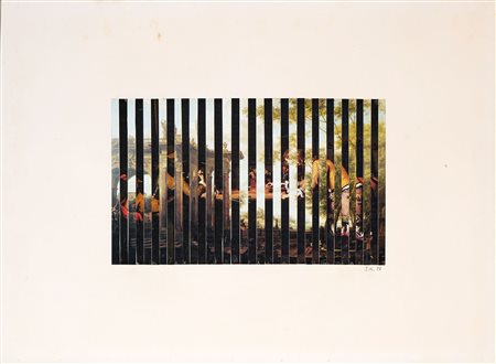 Jiri Kölar (Protovin, 1914 - Praga, 2002) Senza titolo, 1978 Tecnica mista e...