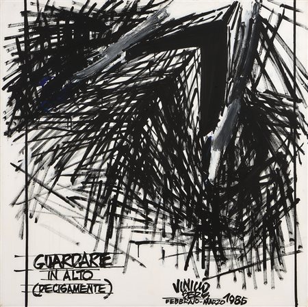 Vinicio Berti (Firenze, 1921 - 1991) Visione verso l'alto (decisamente), 1985...