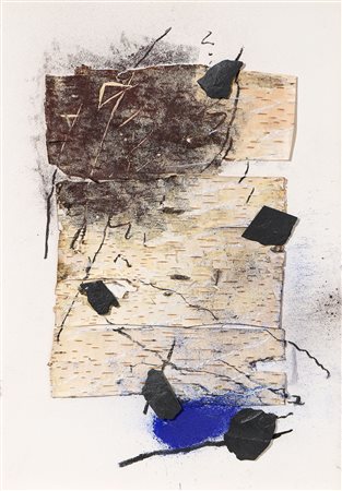 Marco Gastini (Torino, 1938 - 2018) Senza titolo Collage e tecnica mista su...