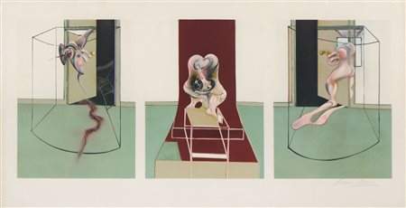Francis Bacon (Dublino, 1909 - Madrid, 1992) L'Orestie d'Eschyle, 1981...