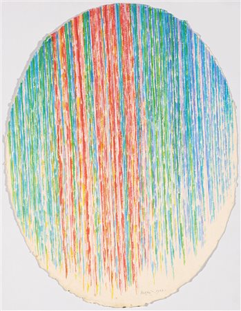 Piero Dorazio (Roma, 1927 - Perugia, 2005) Senza titolo, 1982 Acquerello su...