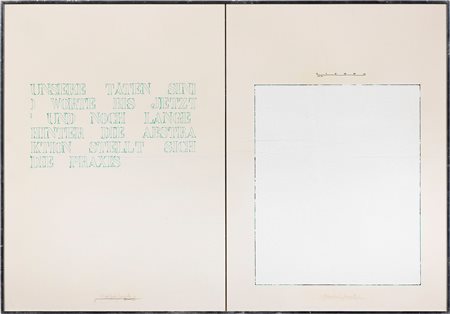 Gianni Emilio Simonetti (Roma, 1940) Senza titolo, 1974 Tecnica mista su...