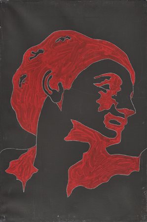 Tano Festa (Roma, 1938 - 1987) Da Michelangelo, 1978 Tempera, matita,...