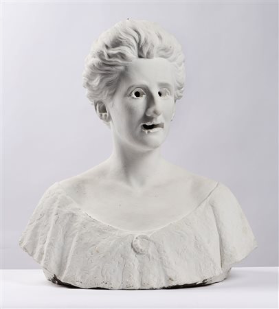 Nicola Belloni (Visso (Mc), 1909 - Isernia, 1999) Busto di donna, 1965...