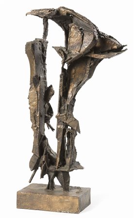 Franco Garelli (Diano d'Alba (Cn), 1909 - Torino, 1973) Figura (di sera),...
