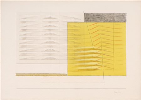 Agostino Bonalumi (Vimercate (Mi), 1935 - Milano, 2013) Progetto, 1996...