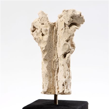Leoncillo (Spoleto (Pg), 1915 - Roma, 1968) Taglio bianco, 1960 ca. Scultura...