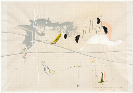 Gianfranco Baruchello (Livorno, 1924 - Roma, 2023) Senza titolo, 1963 Tecnica...