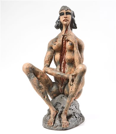 Agenore Fabbri (Barba (Pt), 1911 - Savona, 1998) Donna di Hiroshima Scultura...