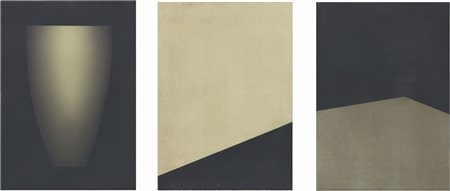 Marco Tirelli (Roma, 1956) Senza titolo, 1993 Tecnica mista su legno,...