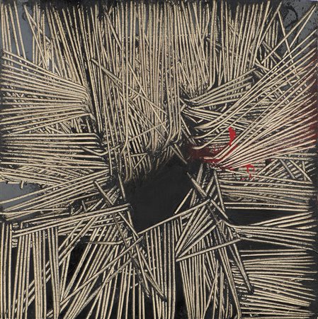 Emilio Scanavino (Genova, 1922 - Milano, 1986) Tramatura, 1972 Olio su tela...