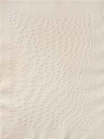 Enrico Castellani (Castelmassa (Ro), 1930 - Roma, 2017) Senza titolo, 1994...