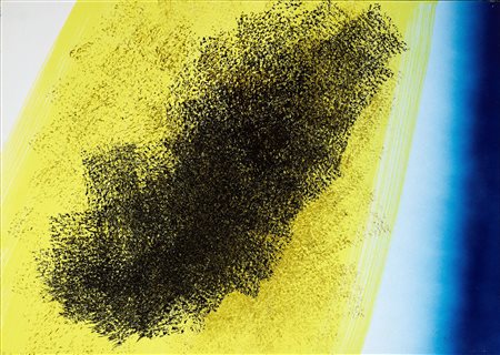 Hans Hartung (Lipsia, 1904 - Antibes, 1989) P1973-A69, 1973 Acrilico su...