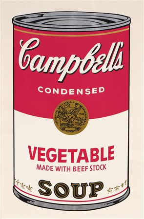 Andy Warhol (Pittsburgh, 1928 - New York, 1987) Vegetable Soup, Campbell's...