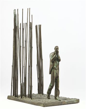 Giuliano Vangi (Barberino di Mugello (Fi), 1931 - Pesaro, 2024) Uomo nel...