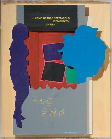 Sarenco (Vobarno (Bs), 1945 - Brescia, 2017) The end, 1993 Assemblaggio,...