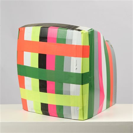 Giuseppe Chiari (Firenze, 1926 - 2007) Senza titolo Nastri colorati e...