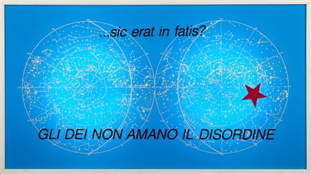 Eugenio Miccini (Firenze, 1925 - 2007) Gli dei non amano il disordine, 1990...