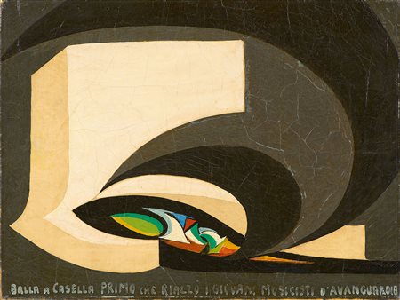 Giacomo Balla (Torino, 1871 - Roma, 1958) Bandiere all'Altare della Patria,...
